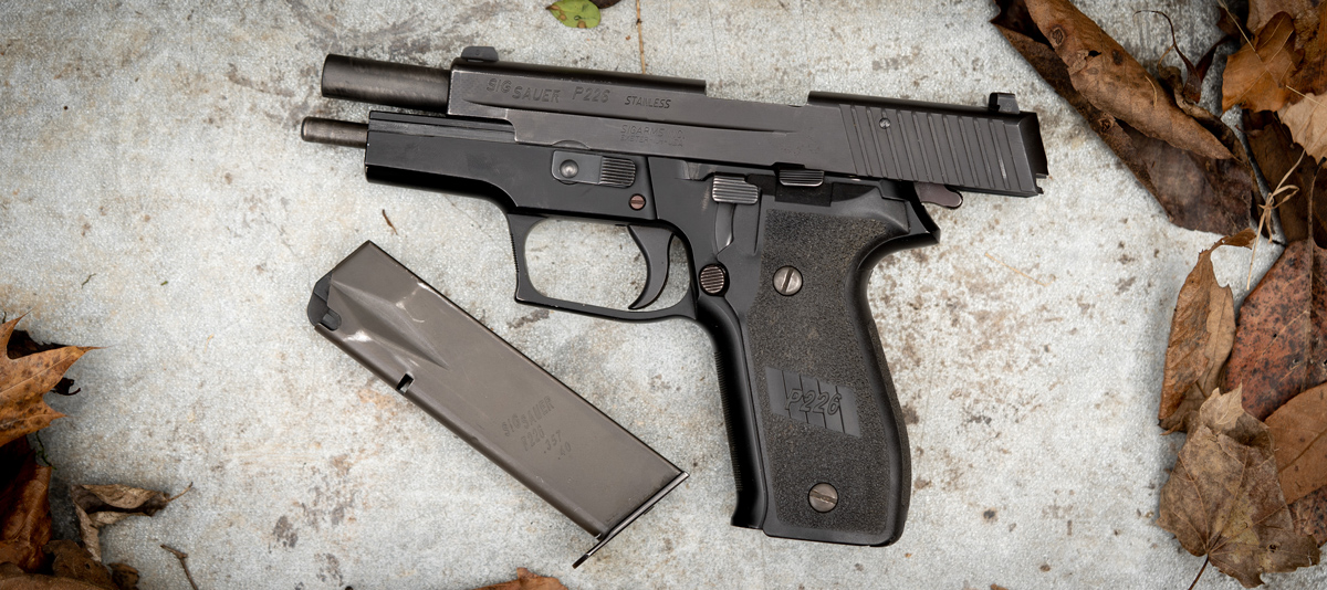pistol chambered for 357 sig ammo