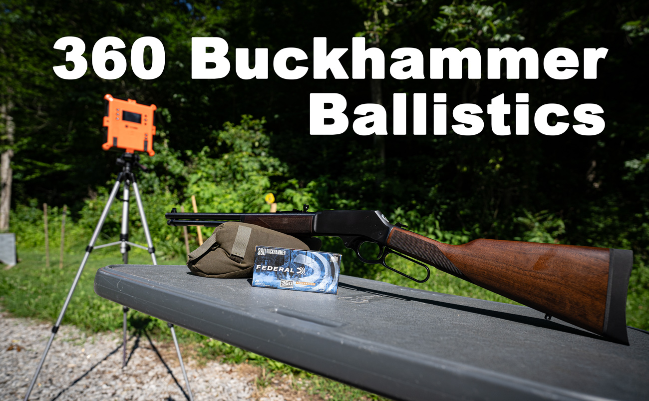 360 buckhammer ballistic testing with a rifle, ammo and chronograph