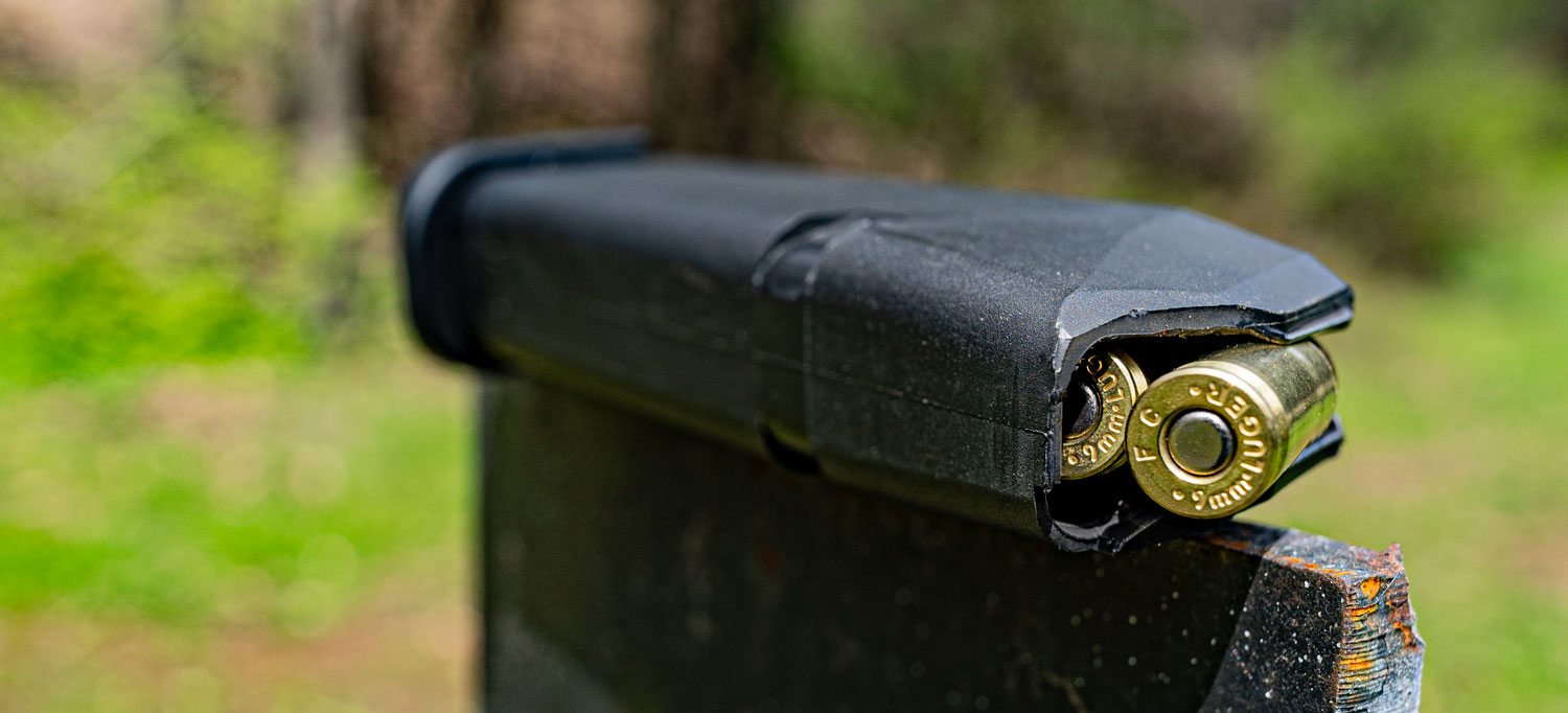 Federal American Eagle loaded into magazine