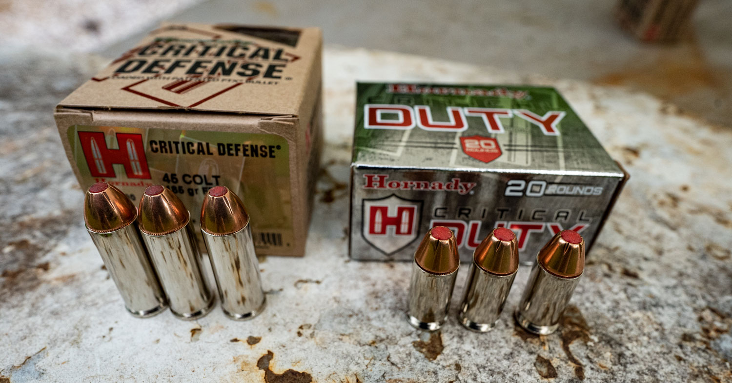 Critical Defense and Critical duty ammo side-by-side