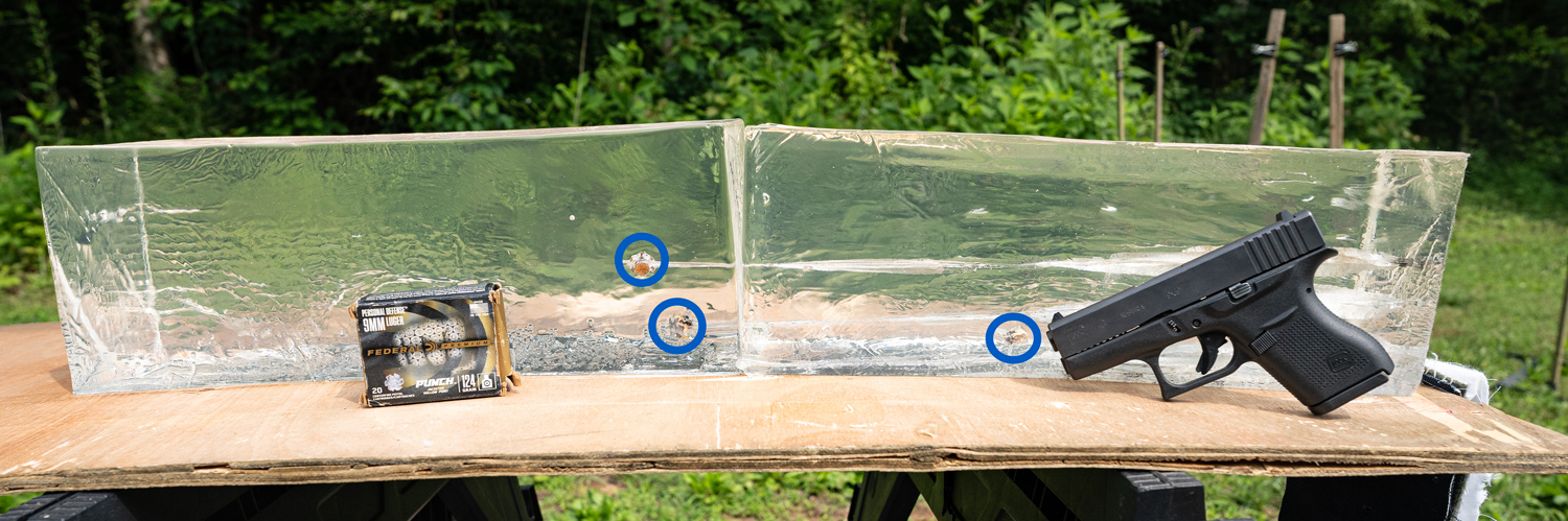 Federal Punch 9mm tested with ballistic gelatin