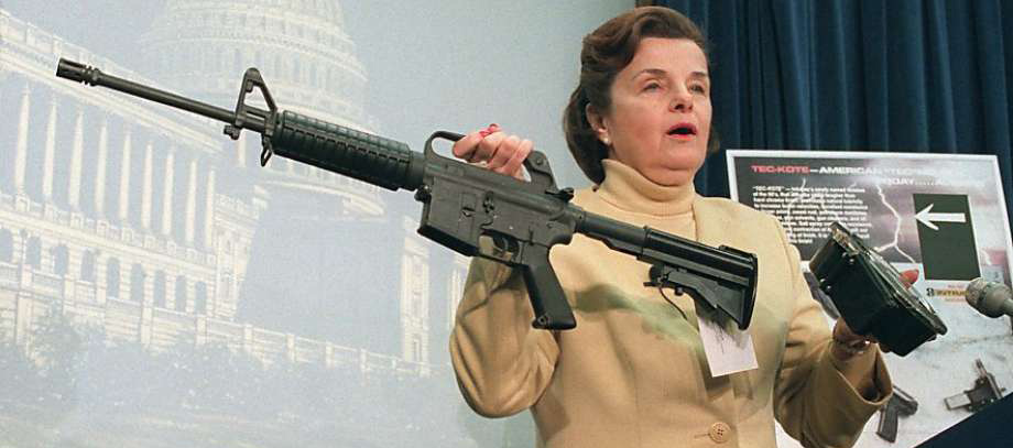 diane feinstein in 1994 outlining the original assault weapons ban