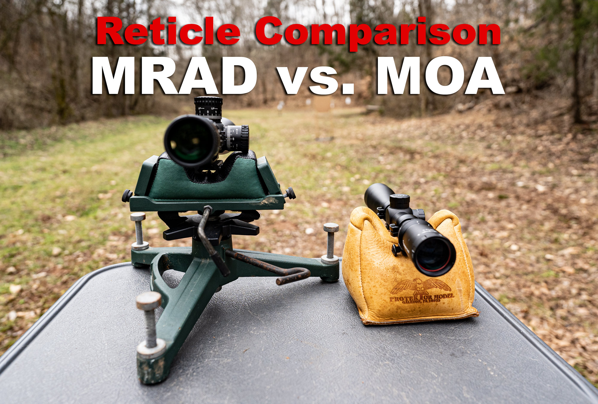 Comparing MRAD vs MOA reticle types