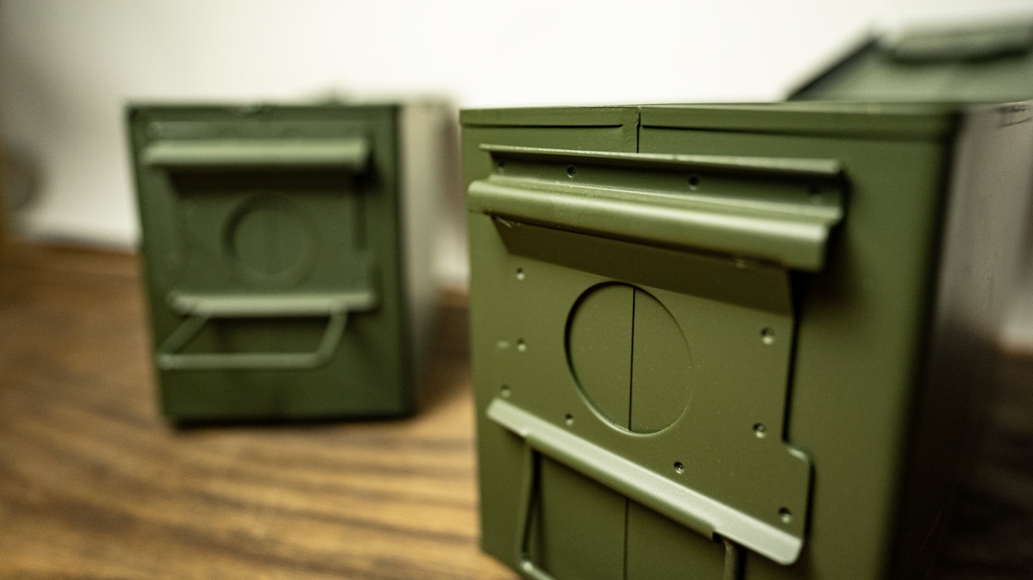 M2A2 50cal Ammo Cans in Wood Ammo Crate