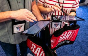 NRA members taking the survey at the 2024 Annual Meeting in Dallas
