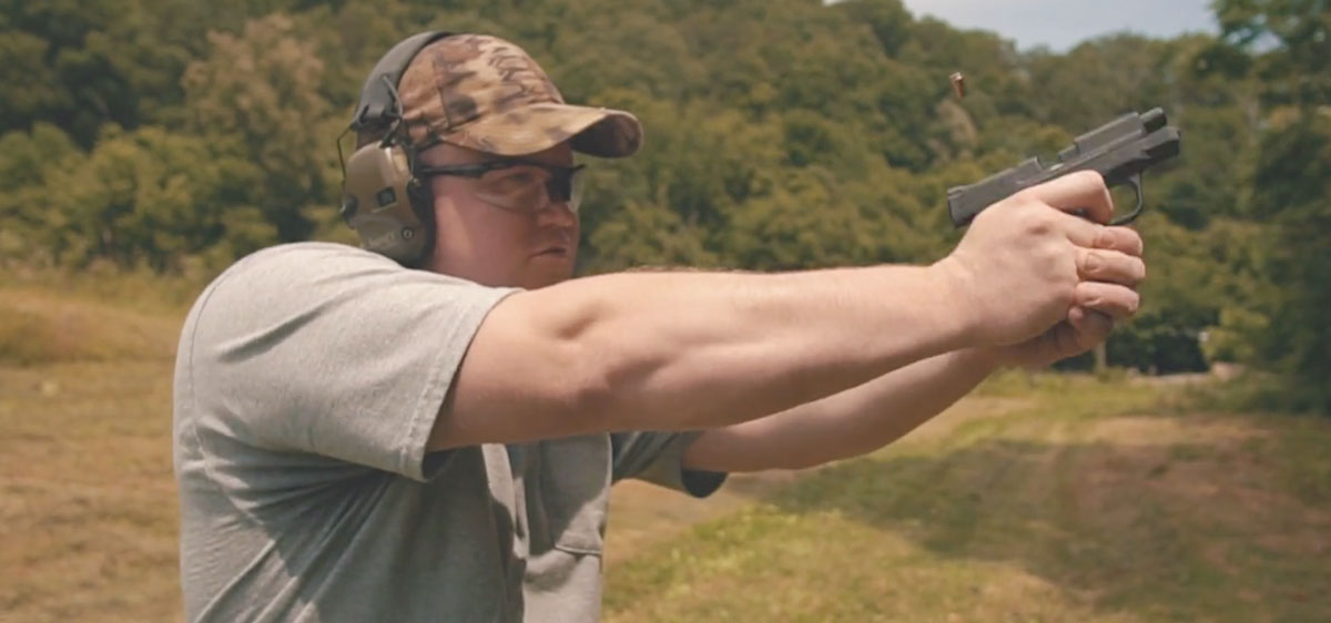 Target shooting at a shooting range